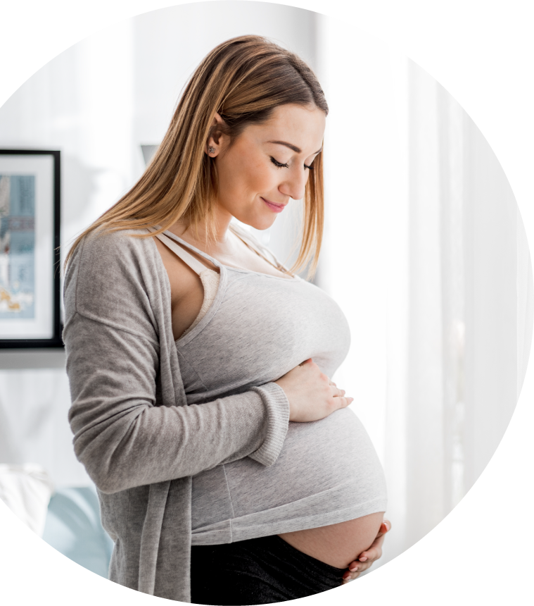 A surrogate mother (gestational carrier)